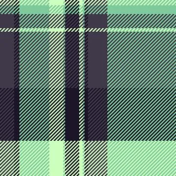 Cozy plaid pattern. Mint green and charcoal hues create a stylish, timeless t Illustrazione stock