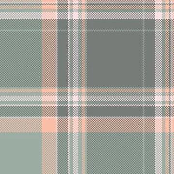 Cozy plaid pattern in muted earth tones. A seamless, versatile textile backgr Stock Illustration