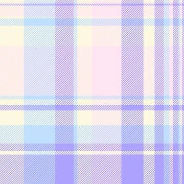 Cozy plaid pattern texture, cross textile seamless tartan. Girl fabric vect.. Stock Illustration