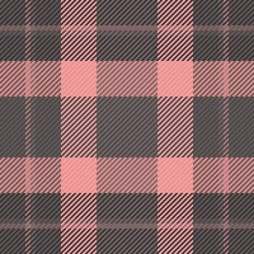 Cozy, seamless plaid pattern in subtle pink and gray tones. Ideal for textile Stock Illustration