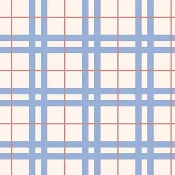 Cozy, simple check pattern Stock Illustration