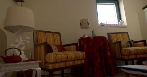 Cozy sofas at the dinning room 스톡 동영상 143263859