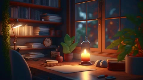 Cozy study room | Stock Video | Pond5