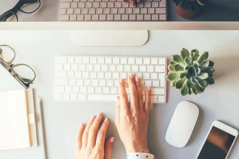 Cozy workplace for successful work Stock-Fotos