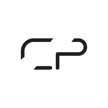 Cp initial letter vector logo icon Stock Illustration