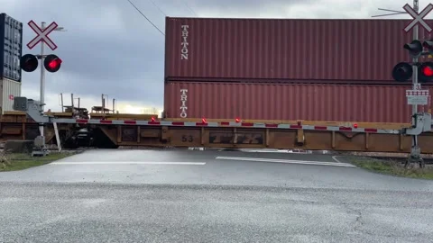 CP Rail Freight Train Stock Footage 167859082