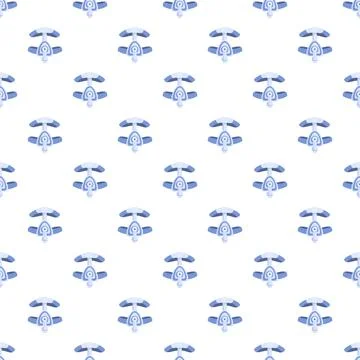 Cpap mask pattern medical seamless background texture Stock Illustration