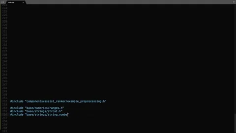 Cpp - C Plus Plus (C++) Programming Language Source Code Typing Effect. Cpp - Stock Footage 147973300