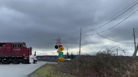 CPR Crossing Stock Footage 167859008