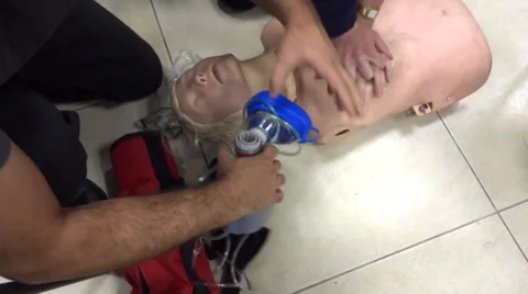 CPR demo 스톡 동영상 31854786
