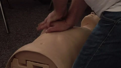CPR First Aid Training Concept Stock Footage 231897546
