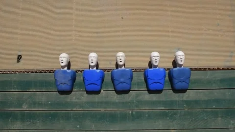 CPR Manikins Stock Footage 82447021