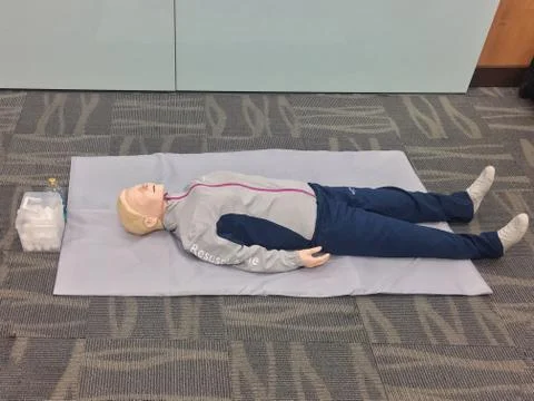 CPR training Stock Photos