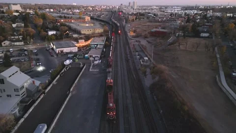 CPR Yard 1 Stock Footage 219298249