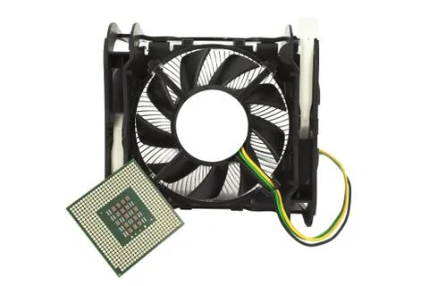 Cpu and fan 스톡 사진