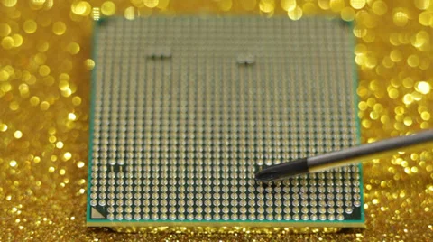 CPU and screwdriver 库存影片 31002284