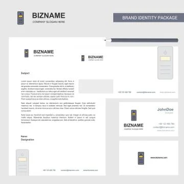CPU  Business Letterhead, Envelope and visiting Card Design vector template Illustrazione stock