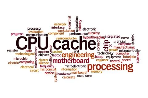 CPU cache cloud concept イラスト素材