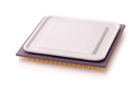 CPU Central processing unit isolated on white Copyright: xZoonar.com/Anton... 스톡 사진