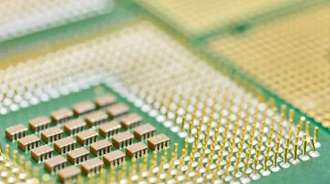 CPU, central processor unit, isolated background. 스톡 사진