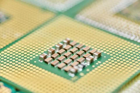 CPU, central processor unit, isolated background. 스톡 사진