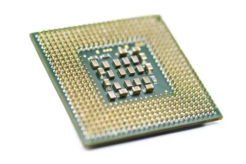 CPU, central processor unit, isolated Foto stock