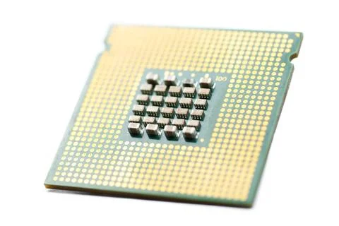 CPU, central processor unit, isolated Foto stock
