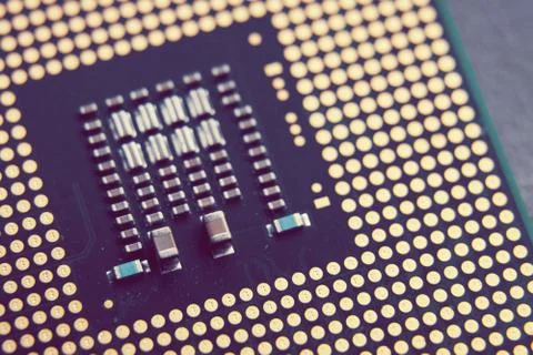 CPU Chip Computer Processor 写真素材