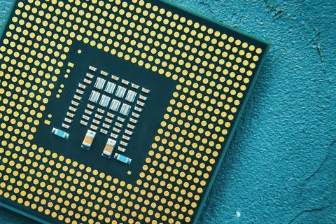 CPU Chip Computer Processor Stock Photos