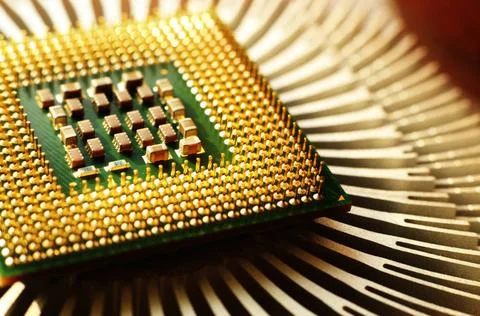 CPU chip Macro shot of central processing unit Copyright: xZoonar.com/Dmyt... Stock Photos