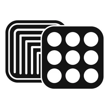 Cpu chipset modern technology computing icon showing semiconductor Stock Illustration