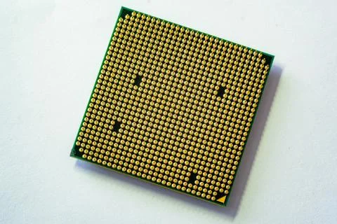 Cpu closeup for pc and laptop Foto stock
