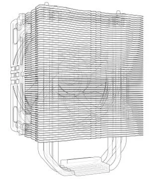 Cpu Coller Concept. 3D illustration Stock Illustration