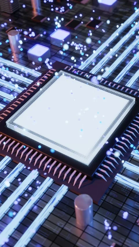 CPU connecting to motherboard 스톡 동영상 288520899