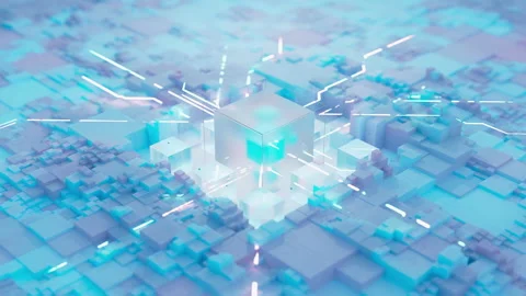 CPU connection and data 動画素材 228720490