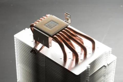 CPU cooler heatsink Stock Photos