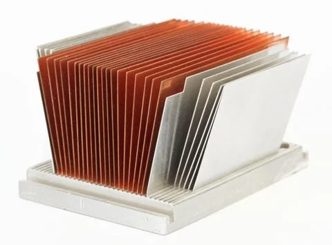 Cpu cooler radiator Stock Photos