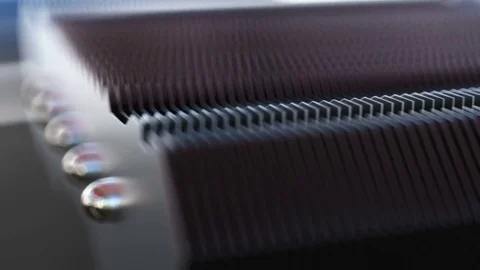 CPU Cooling System Stock Footage 75493653