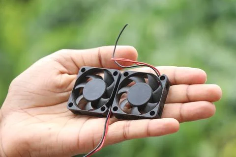 CPU fan also known by name pc fan used to cool the processing chips 스톡 사진