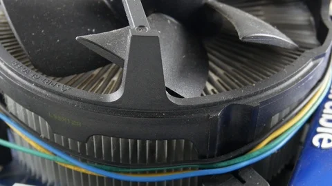 Cpu fan Video stock 95028488