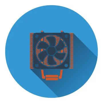 CPU Fan icon Stock Illustration