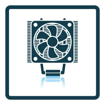 CPU Fan icon Stock Illustration