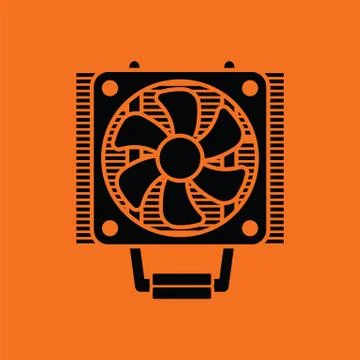 CPU Fan icon Stock Illustration