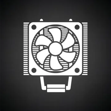 CPU Fan icon Stock Illustration
