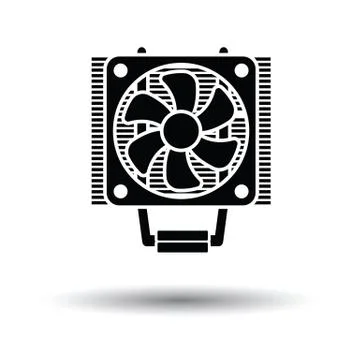 CPU Fan icon Stock Illustration
