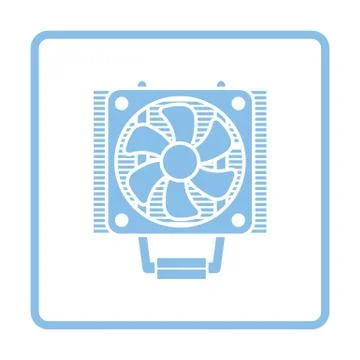 CPU Fan icon Stock Illustration