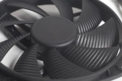 CPU fan processor cooler detail Foto stock