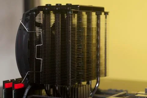 CPU fan processor cooler Stock Photos