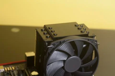 CPU fan processor cooler 스톡 사진