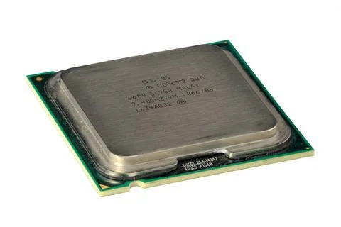 CPU, hyper DoF. Computer accessories, modern central processor, isolated, ... 写真素材